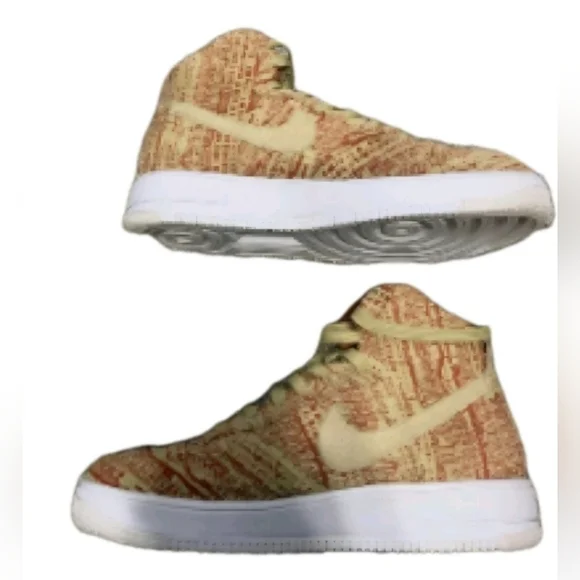 Nike Air Force 1 Ultraforce High Team Gold Equipe Orange US Men's Size 10 ( EUC) - Picture 3 of 6